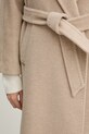 Kabát s příměsí vlny Weekend Max Mara TEMPERA 2525016082600 béžová