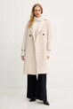 Vlněný kabát Weekend Max Mara RESINA 2525016102600 béžová AW25