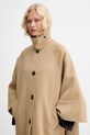 Kabát s prímesou vlny Weekend Max Mara RUFO 2525496012600 béžová