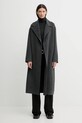 ZADIG&VOLTAIRE płaszcz z dodatkiem wełny WWCO01237 szary AW25