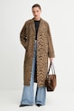 ZADIG&VOLTAIRE płaszcz bawełniany WWCO01714 brązowy AW25