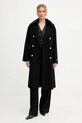 Ermanno Scervino płaszcz 57TD057EY0 czarny AW25