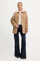 Kabát Ermanno Firenze 57TD062E5A béžová AW25