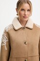 Ermanno Scervino płaszcz beżowy 57TD062E5A