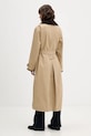 Odzież Abercrombie & Fitch płaszcz KI144.5303.415 beżowy