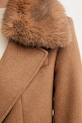 Guess płaszcz z dodatkiem wełny KAROLE W5BL19.W2642 brązowy