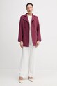 Παλτό Sisley 2OUALN05Z μπορντό AW25