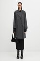 A.P.C. płaszcz z dodatkiem wełny Manteau Ginny WOARA.F01545