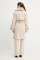 Odzież Marciano Guess płaszcz z dodatkiem wełny LILIANA 5BGL46.7125A beżowy