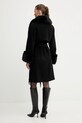 Odzież Marciano Guess płaszcz z dodatkiem wełny LILIANA 5BGL46.7125A czarny