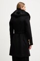 Odzież Marciano Guess płaszcz z dodatkiem wełny ALICE 5BGL26.1799Z czarny