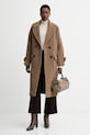 Sessun haină cu lână 25112001 bej AW25