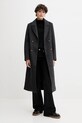 Pepe Jeans płaszcz z dodatkiem wełny PL4024361 szary AW25