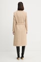 Odzież Twinset płaszcz z wełną 252TP2140 beżowy