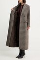 Twinset płaszcz z dodatkiem wełny 252TT2041