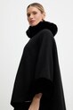 Twinset poncho czarny 252TO5130