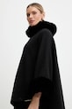 Twinset poncho czarny 252TO5130