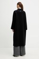 Odzież Armani Exchange płaszcz z dodatkiem wełny XW001234.AF16216 czarny