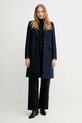 Пальто з додаванням вовни Tommy Hilfiger WW0WW46547 темно-синій AW25