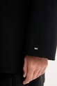 Kabát s vlnou Tommy Hilfiger WW0WW47479 černá