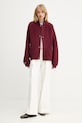 Vlnená bunda MAX&Co. 2526086013200 burgundské AW25