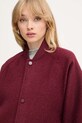 Vlnená bunda MAX&Co. burgundské 2526086013200