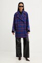 MAX&Co. płaszcz z dodatkiem wełny 2526086015200 granatowy AW25