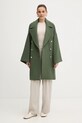 MAX&Co. płaszcz z dodatkiem wełny 2526086114200 zielony AW25