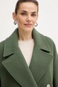 MAX&Co. płaszcz z dodatkiem wełny zielony 2526086114200