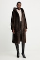 Luisa Spagnoli płaszcz 542439 brązowy AW25