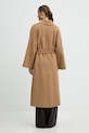 Odzież Luisa Spagnoli płaszcz wełniany 542325 brązowy