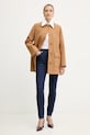Kabát s prímesou vlny Liu Jo MF5120.J4873 hnedá AW25