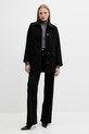 Liu Jo płaszcz z domieszką wełny MF5120.J4873 czarny AW25