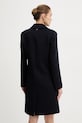 Odzież Liu Jo płaszcz z dodatkiem wełny MF5149.T165A granatowy