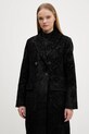 Desigual płaszcz PATCH BLACK czarny 25WWEW16