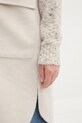 Desigual płaszcz z wełną JINU 25WWEW59 beżowy