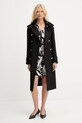 Тренч Morgan GTRENCH1 чорний AW25