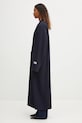 Палто с вълна Fiorucci Light Wool Maxi W02FPOCO382WO01BL05 тъмносин AW25