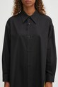 Vlnený kabát MM6 Maison Margiela čierna S52AA0192.M35469.900