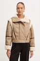 BOSS Orange kurtka bez podszewki beżowy 50548600
