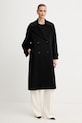 Marella płaszcz wełniany czarny 2523016071200