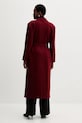 Îmbrăcăminte Marella palton de lână 2523016082200 burgundia