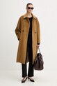Шерстяное пальто Marella 2523016142200 зелёный AW25