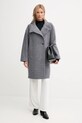 Пальто з додаванням вовни Tommy Hilfiger WW0WW47372 сірий AW25