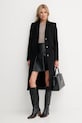 Tommy Hilfiger baba gyapjúkeverék pulóver WW0WW47445 fekete AW25