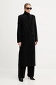 BOSS płaszcz kaszmirowy 50548726 czarny AW25