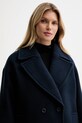 Παλτό με προσθήκη μαλλιού Calvin Klein LV044D549G σκούρο μπλε