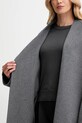 Calvin Klein płaszcz z dodatkiem wełny LV044D555G