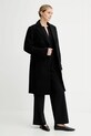 Пальто с шерстью Calvin Klein LV044D558G чёрный AW25