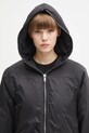 Rick Owens DRKSHDW kurtka Sealed Windbreaker czarny DS02E7923.NP